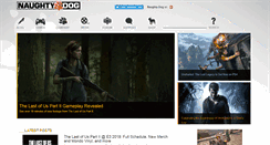 Desktop Screenshot of naughtydog.com