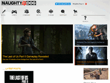 Tablet Screenshot of naughtydog.com